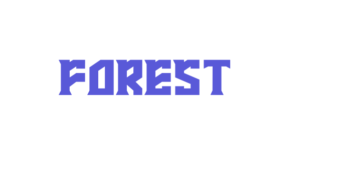 FOREST Font Download