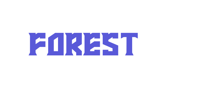 FOREST Font