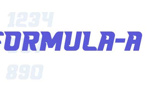 FORMULA-A Font