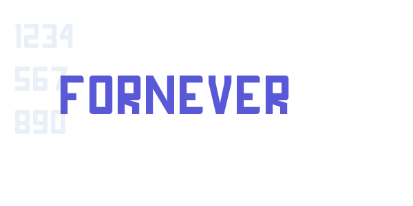 FORNEVER font free