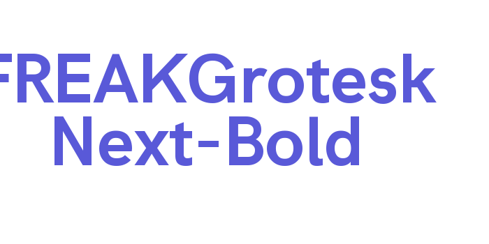 FREAKGrotesk Next-Bold Font