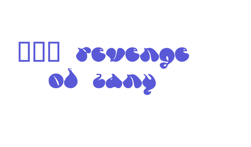 FSO revenge of zany Font Download