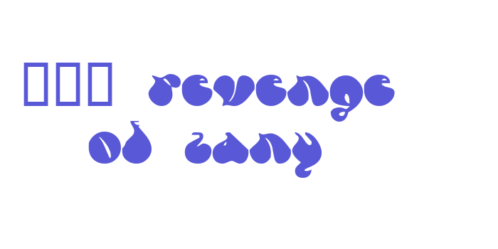 FSO revenge of zany Font Download