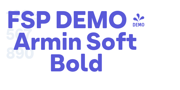 FSP DEMO – Armin Soft Bold font free