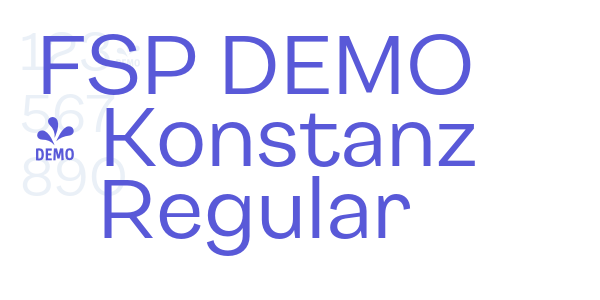 FSP DEMO – Konstanz Regular font free