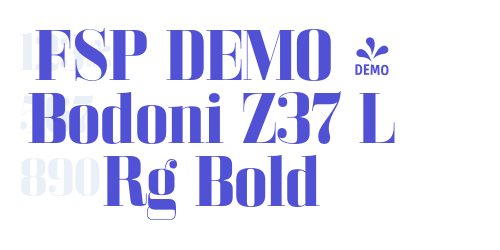 FSP DEMO – Bodoni Z37 L Rg Bold-font-download