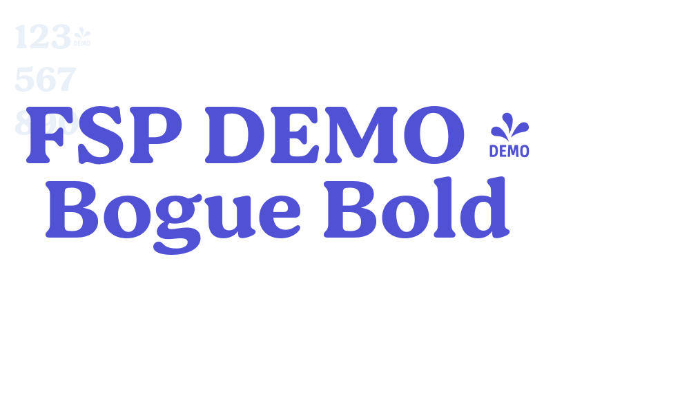 FSP DEMO – Bogue Bold-font-download