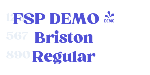 FSP DEMO – Briston Regular-font-download