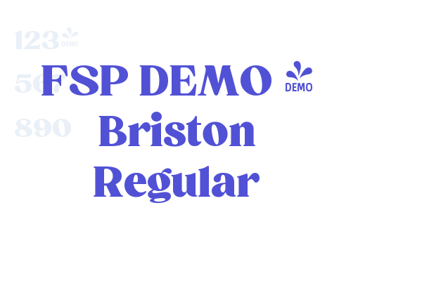 FSP DEMO – Briston Regular