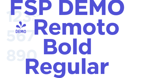 FSP DEMO – Remoto Bold Regular-font-download