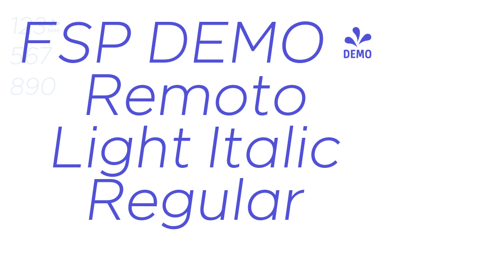 FSP DEMO – Remoto Light Italic Regular-font-download