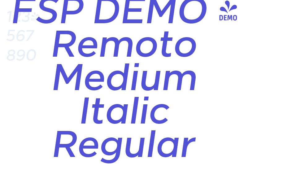 FSP DEMO – Remoto Medium Italic Regular-font-download