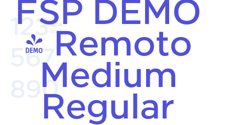 FSP DEMO – Remoto Medium Regular-font-download