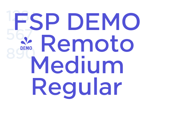 FSP DEMO – Remoto Medium Regular