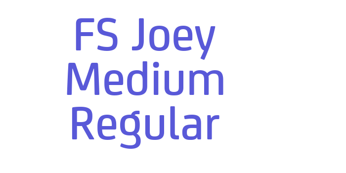 FS Joey Medium Regular Font