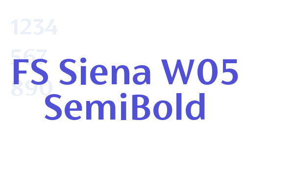 FS Siena W05 SemiBold