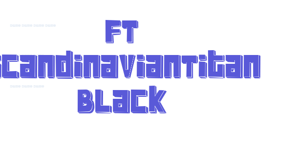 FT ScandinavianTitan Black font