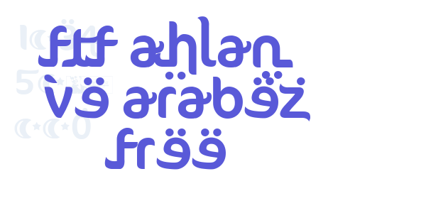 FTF Ahlan Ve Arabez FREE font free