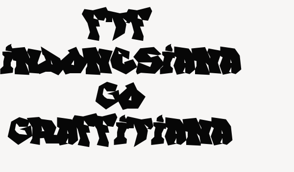 FTF Indonesiana Go Graffitiana Font