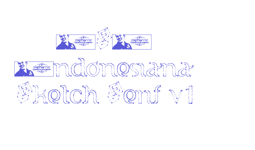 FTF Indonesiana Sketch Serif v.1 Font Download