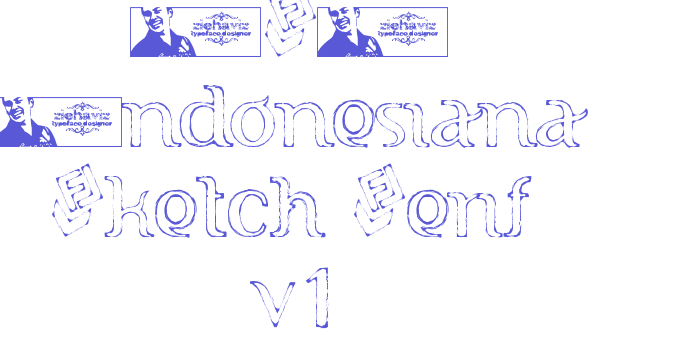 FTF Indonesiana Sketch Serif v.1 Font