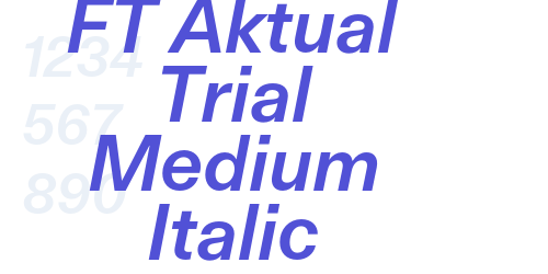 FT Aktual Trial Medium Italic-font-download
