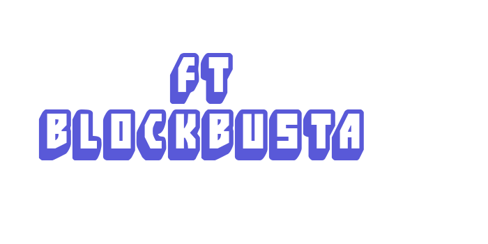 FT Blockbusta Font Download