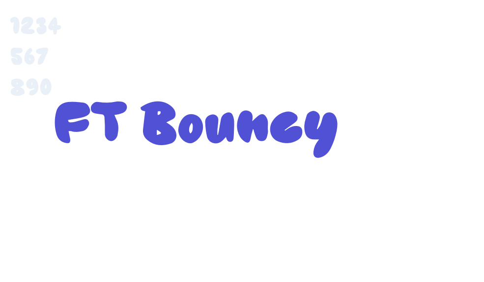 FT Bouncy-font-download