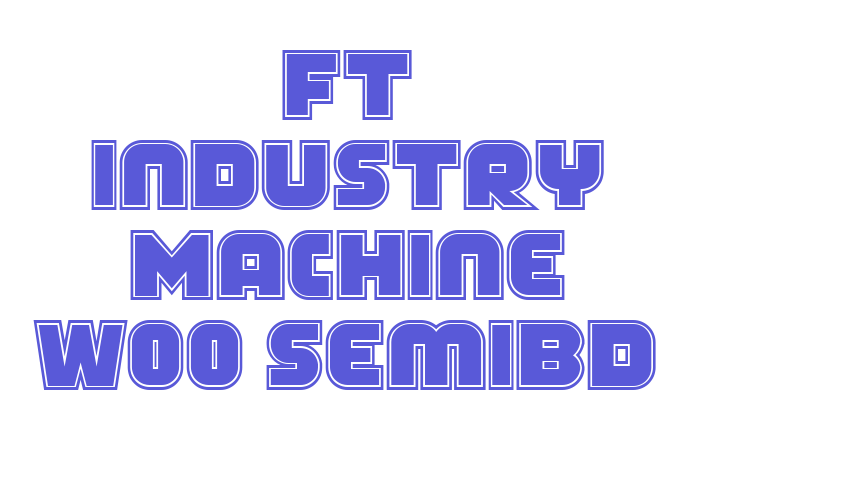 FT Industry Machine W00 SemiBd Font Download