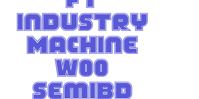 FT Industry Machine W00 SemiBd Font Download