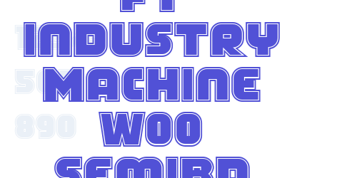 FT Industry Machine W00 SemiBd-font-download