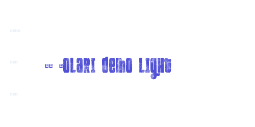 FT Kolari demo light-font-download