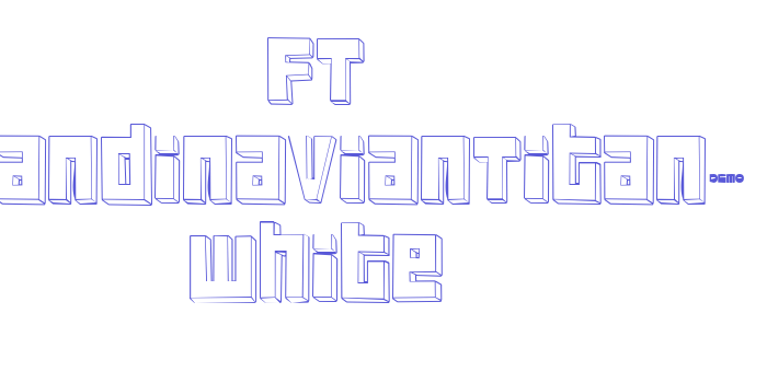 FT ScandinavianTitan2 White Font