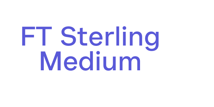 FT Sterling Medium Font Download