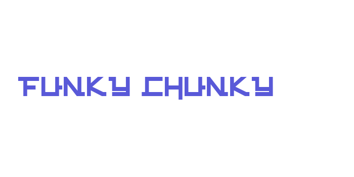 FUNKY CHUNKY Font Download