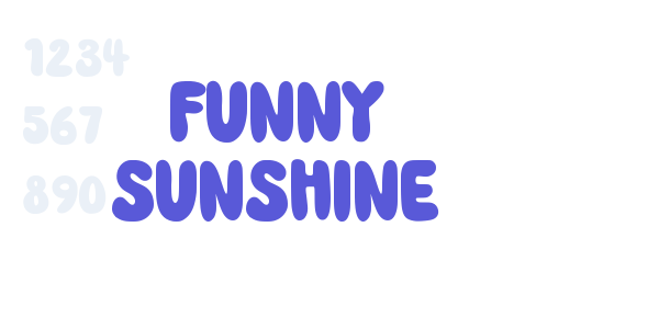 FUNNY SUNSHINE font free