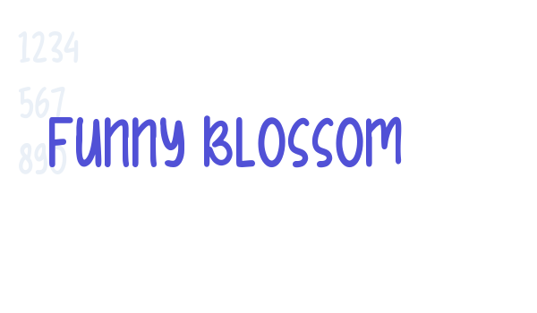 FUNNY BLOSSOM font download