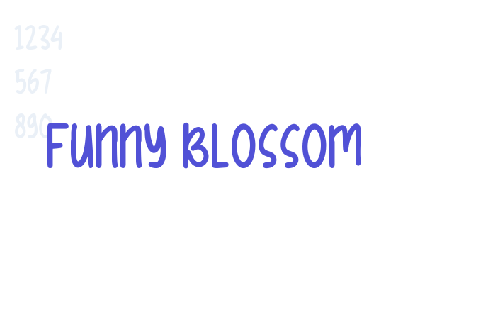 FUNNY BLOSSOM font download