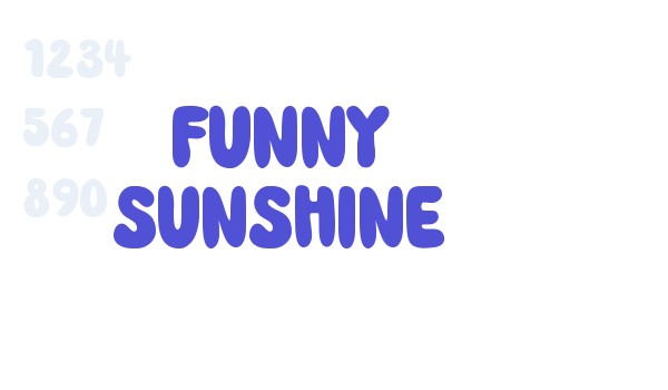 FUNNY SUNSHINE font download