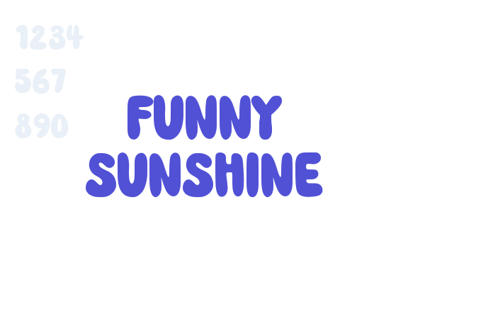 FUNNY SUNSHINE font download