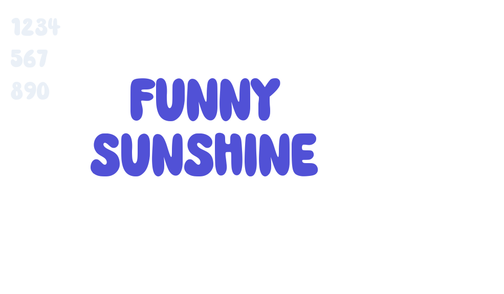 FUNNY SUNSHINE-font-download