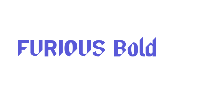 FURIOUS Bold Font Download