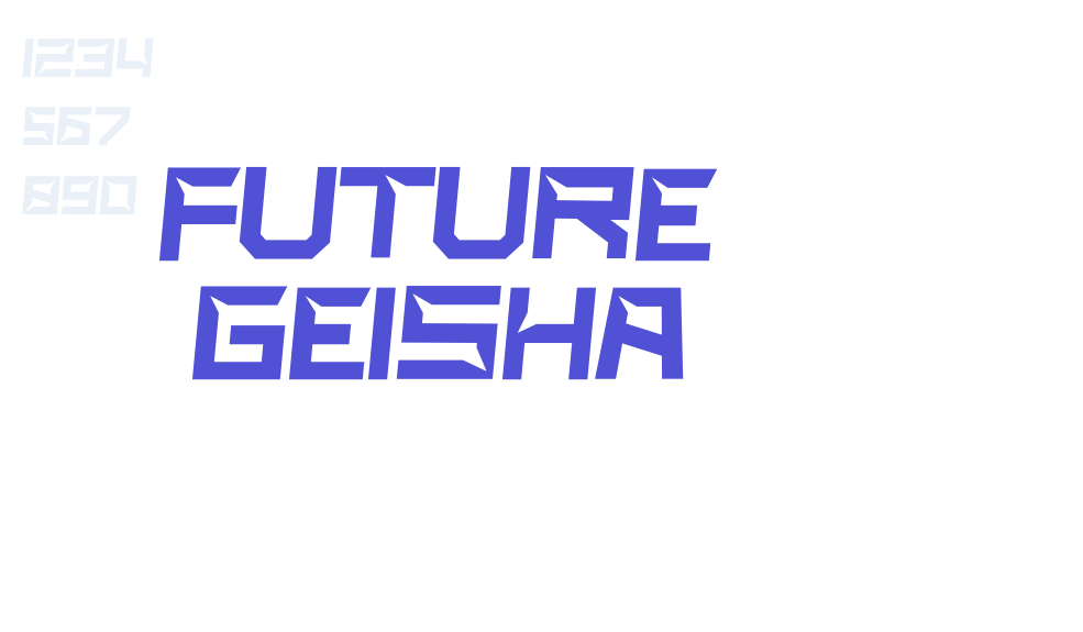 FUTURE GEISHA-font-download