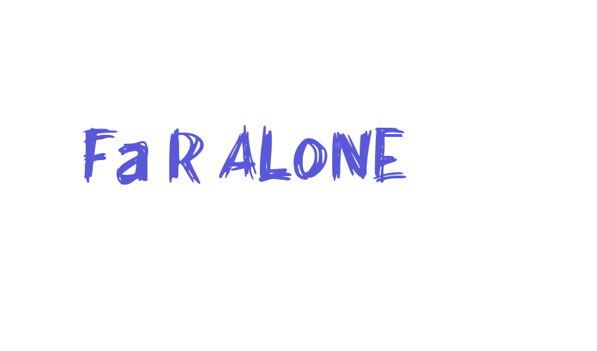 Fa R ALoNE Font