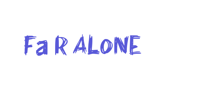 Fa R ALoNE Font Download