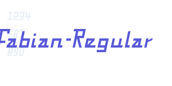 Fabian-Regular font free