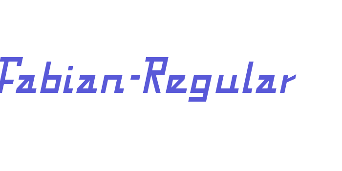 Fabian-Regular Font Download