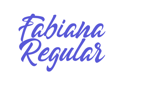 Fabiana Regular Font