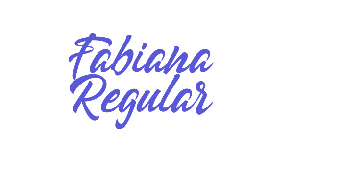 Fabiana Regular Font Download