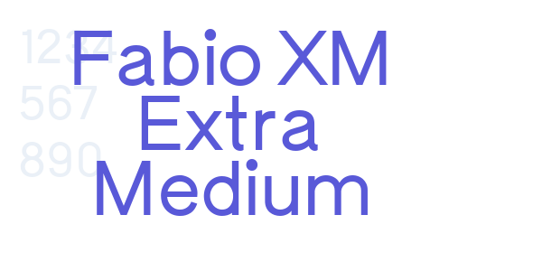 Fabio XM Extra Medium font free